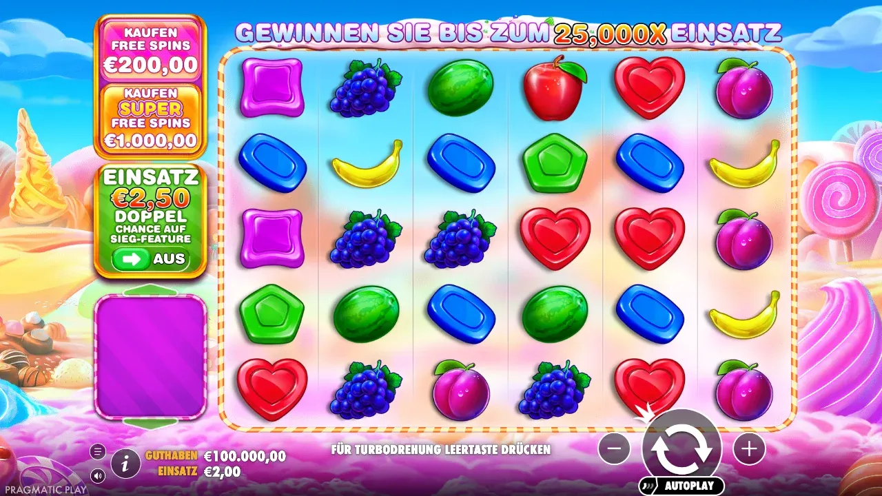 Sweet Bonanza 1000 Demo: Kaufen Free Spins 200 Euro und Super Free Spins 1000 Euro